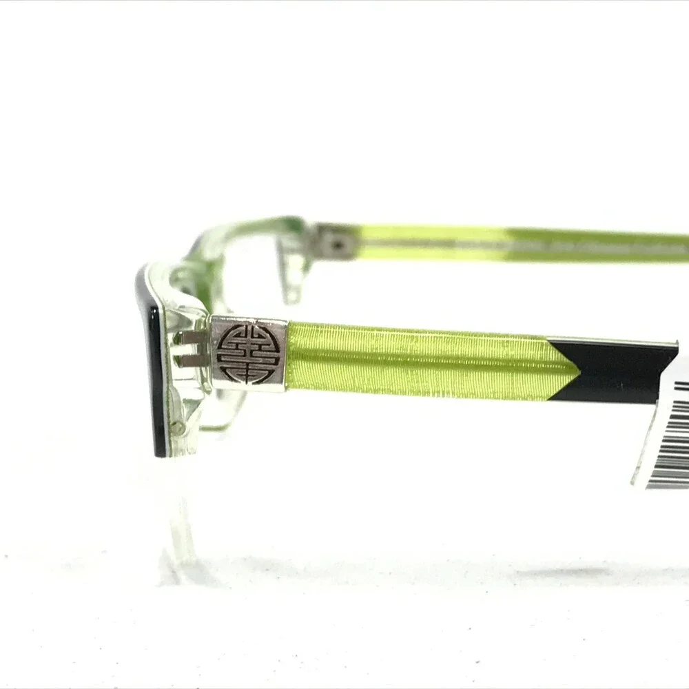 Coco Song Eyeglasses Frames SILK ROAD COL.2 Black Clear Green Silver 52-18-135